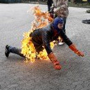 Hvad er en semiburn udført af en stuntman